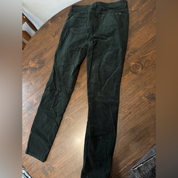 Well Worn Dark Green Corduroy Trousers - Picture 4 of 5